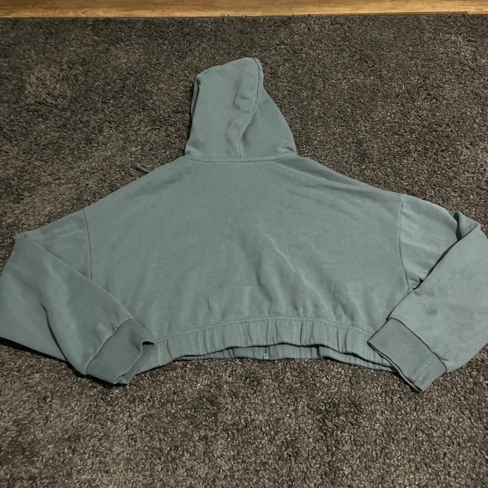 PacSun blue‎ crop top hoodies size small - Picture 9 of 9